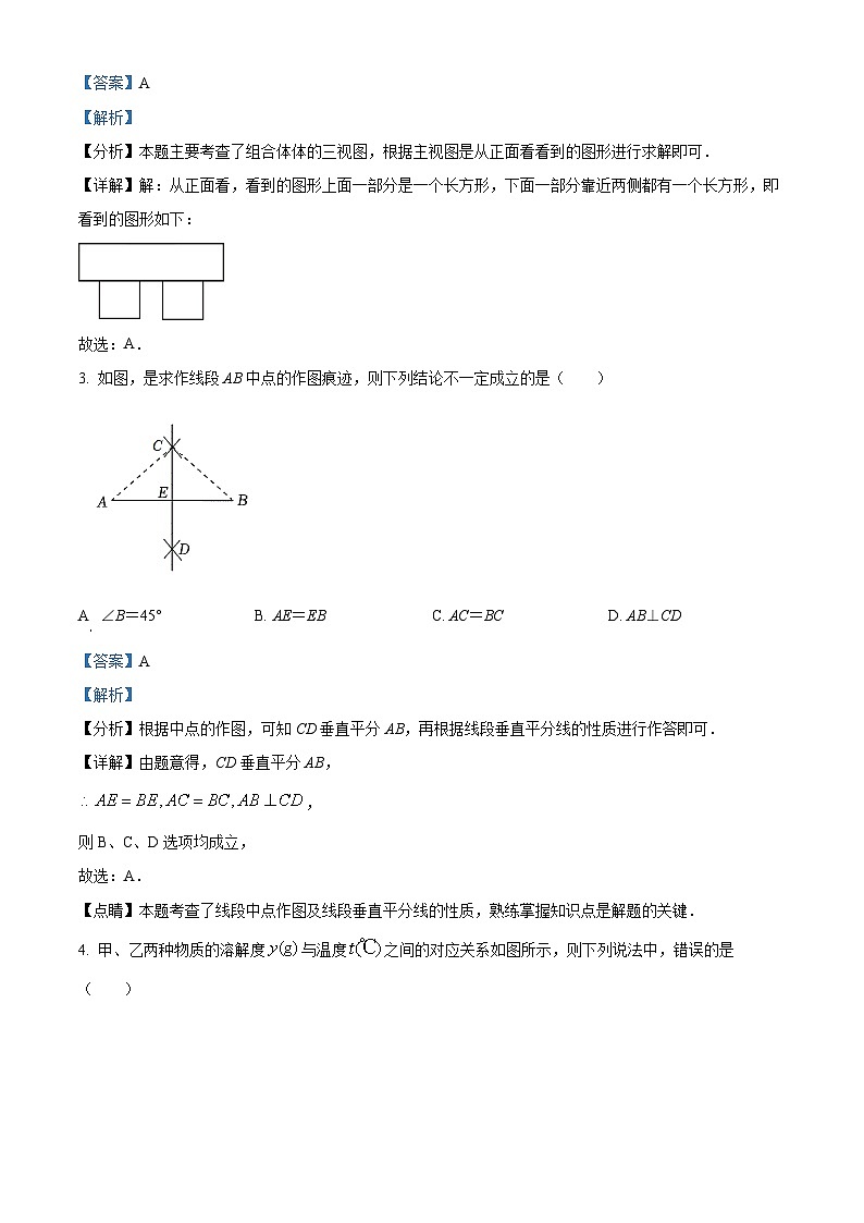 2023年贵州省九年级中考压轴卷数学模拟预测题（一）（原卷版+解析版）02