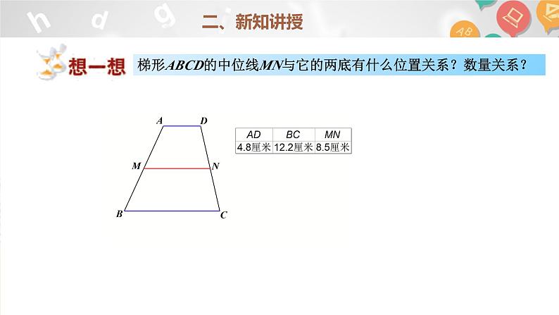 22.6三角形、梯形的中位线(2)课件+2023-2024学年沪教版数学八年级下册第7页