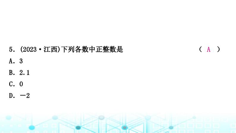 中考数学复习第一章数与式第一节实数课件第6页