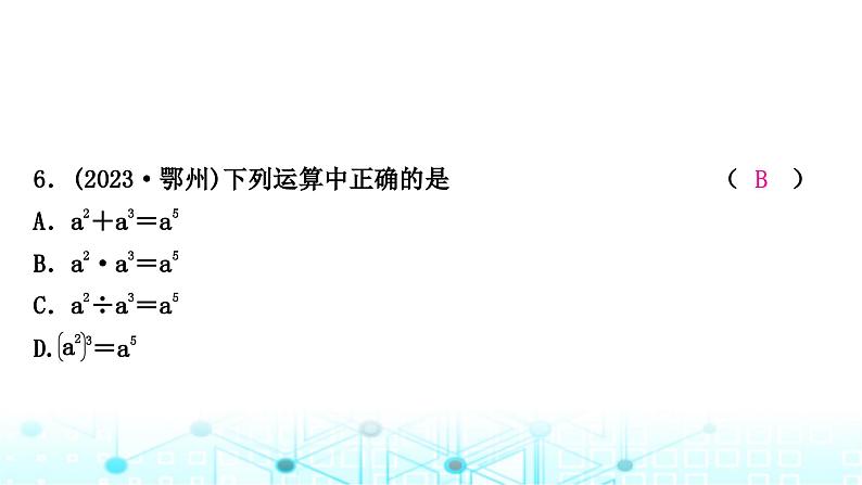 中考数学复习第一章数与式第三节代数式、整式与因式分解课件07