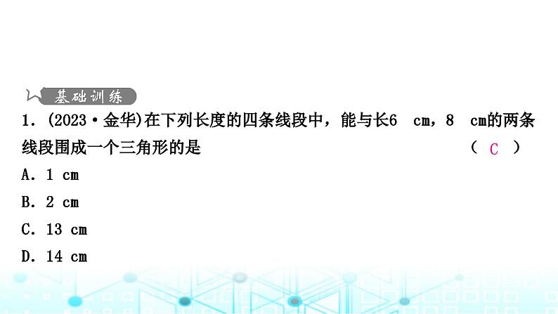 中考数学复习第四章三角形第二节大概念整合2三角形及其性质课件第2页