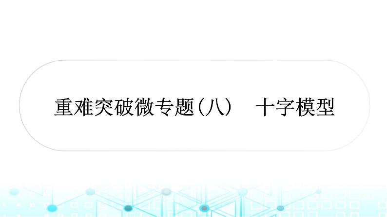 中考数学复习第五章四边形重难突破微专题(八)十字模型教学课件第1页