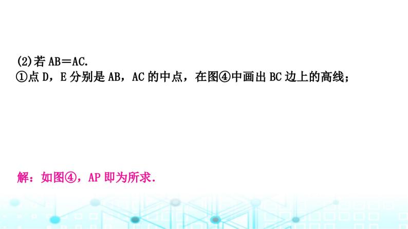 中考数学复习第七章图形变化重难突破微专题(十二)无刻度直尺作图教学课件06