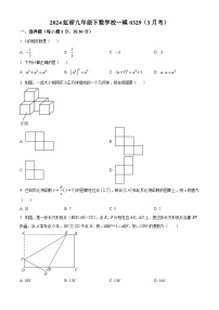 2024年黑龙江省哈尔滨市哈尔滨市虹桥初级中学校中考一模数学试题（原卷版+解析版）