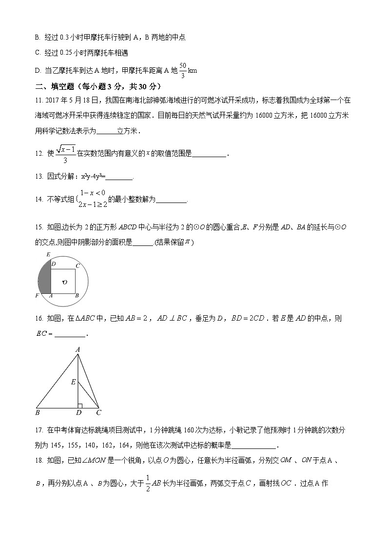 2024年黑龙江省哈尔滨市南岗区虹桥初级中学中考一模数学(五四制)试题（原卷版+解析版）03