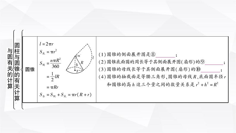 中考数学复习第六章圆第三节与圆有关的计算教学课件04