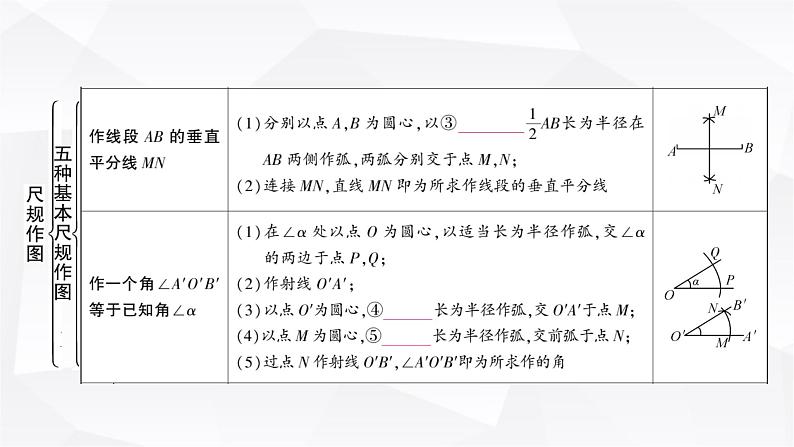 中考数学复习第七章图形变化第一节尺规作图教学课件03