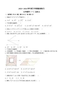 辽宁省沈阳市康平县2023-2024学年七年级下学期月考数学试题