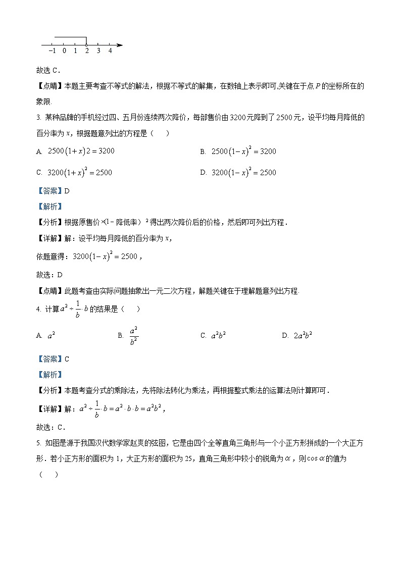 2024年山东省济宁市邹城市第八中学九年级中考数学一模模拟试题（原卷版+解析版）02