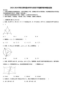 2023-2024学年天津市重点中学九年级下学期数学联考模拟试题