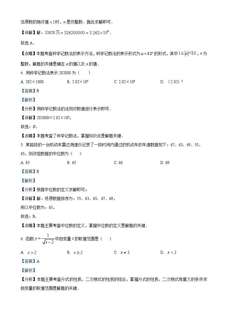 2024年山东省济南市莱芜区九年级中考数学模拟试题（解析版）第2页