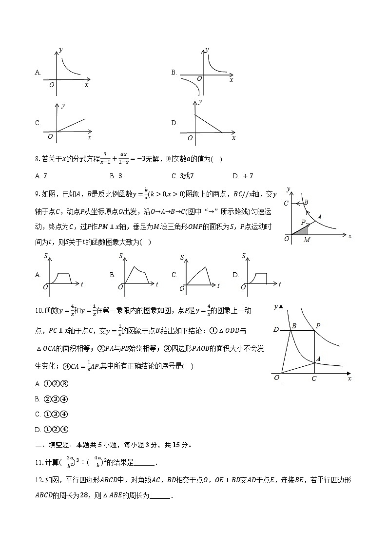 2022-2023学年山西省临汾市部分学校联考八年级（下）期中数学试卷（含解析）02