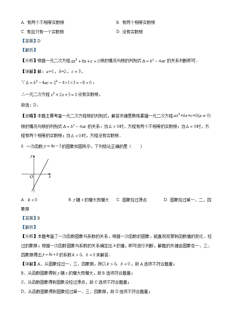 2024年辽宁省铁岭市开原九年级中考一模后数学模拟预测题（解析版）第3页