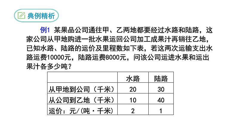 8.3 实际问题与二元一次方程组 第3课时 初中数学人教版七年级下册课件第7页