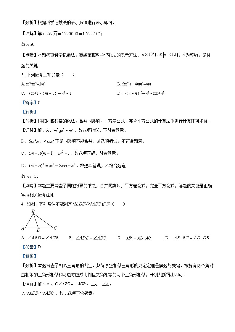 四川省成都市成都金苹果锦城第一中学2023-2024学年九年级下学期3月月考数学试题（解析版）第2页