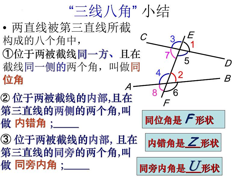 +2.2+探索直线平行的条件+第二课时+课件+2023——2024学年北师大版数学七年级下册第6页