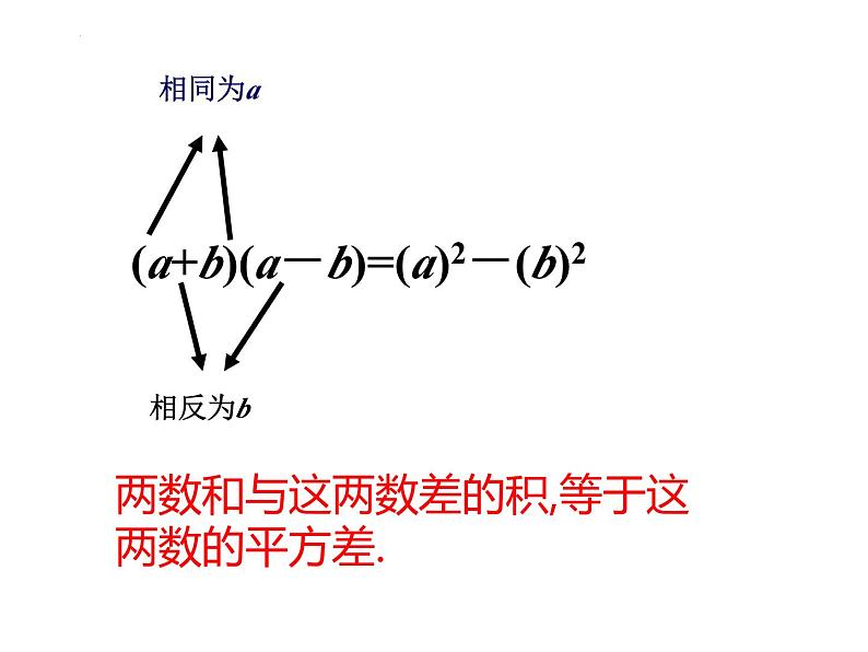 +1.5.1平方差公式+课件+2023——2024学年北师大版数学七年级下册第8页