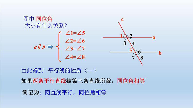 2024七年级数学下册第1章平行线1.4平行线的性质1课件（浙教版）第5页