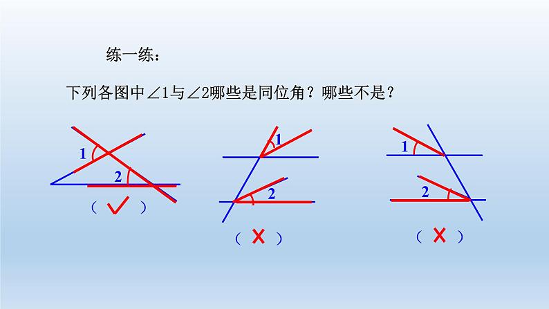 2024七年级数学下册第1章平行线1.2同位角内错角同旁内角课件（浙教版）06