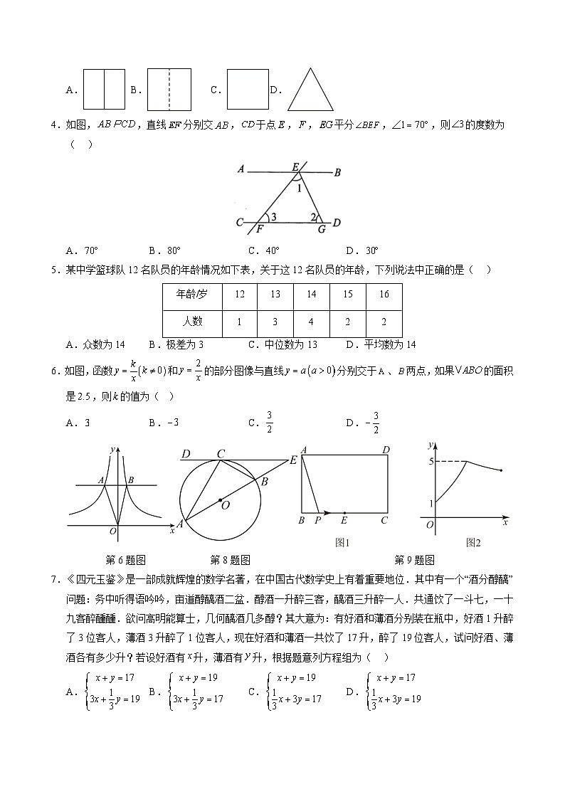数学（南通卷）（考试版A4）第2页