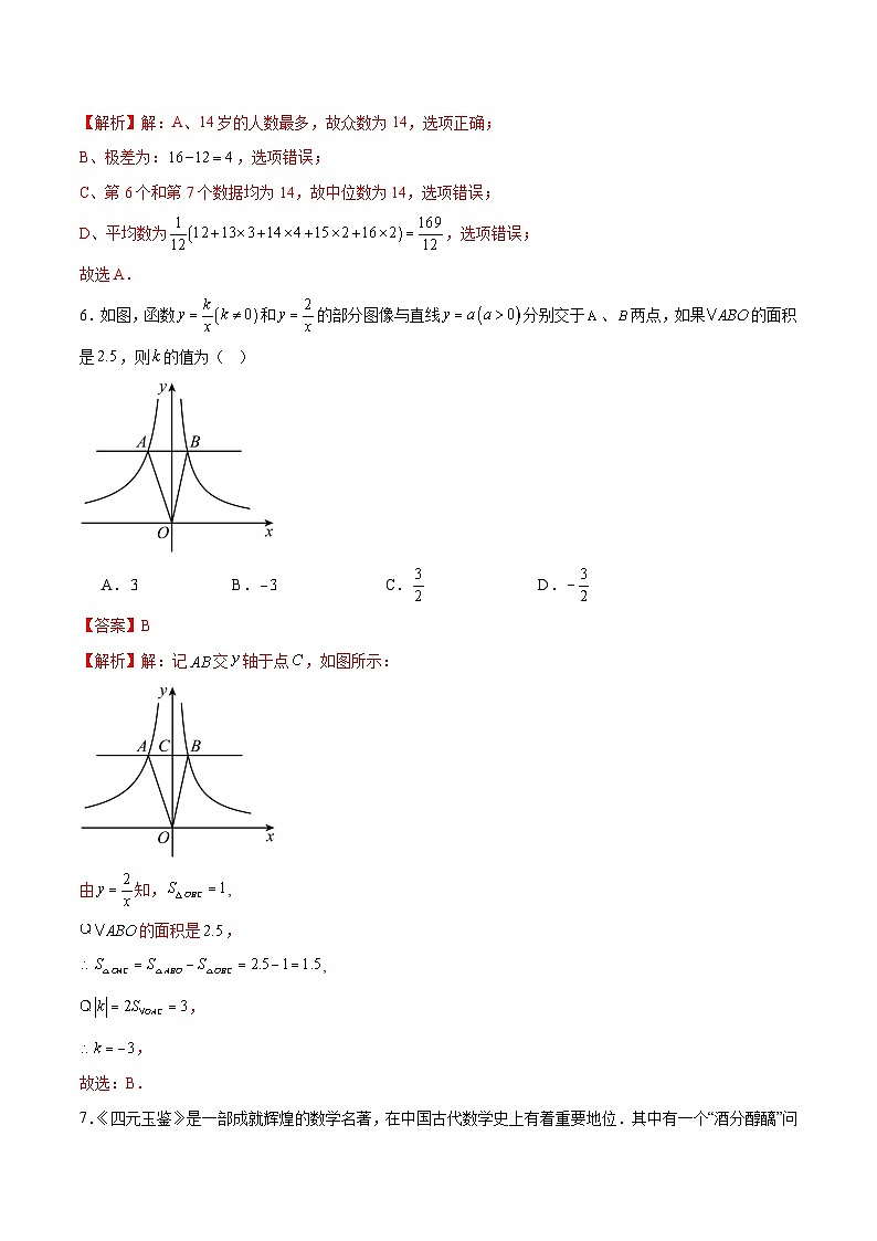 数学（南通卷）（全解全析）第3页