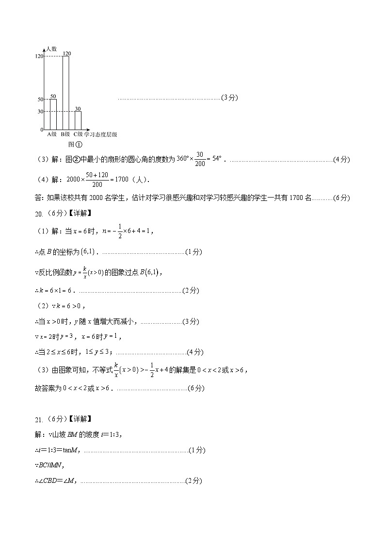 数学（参考答案及评分标准）第3页
