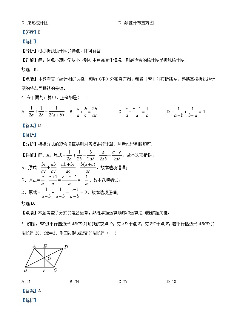 江苏省泰州市靖江市滨江学校2023-2024学年八年级下学期3月月考数学试题（原卷版+解析版）02