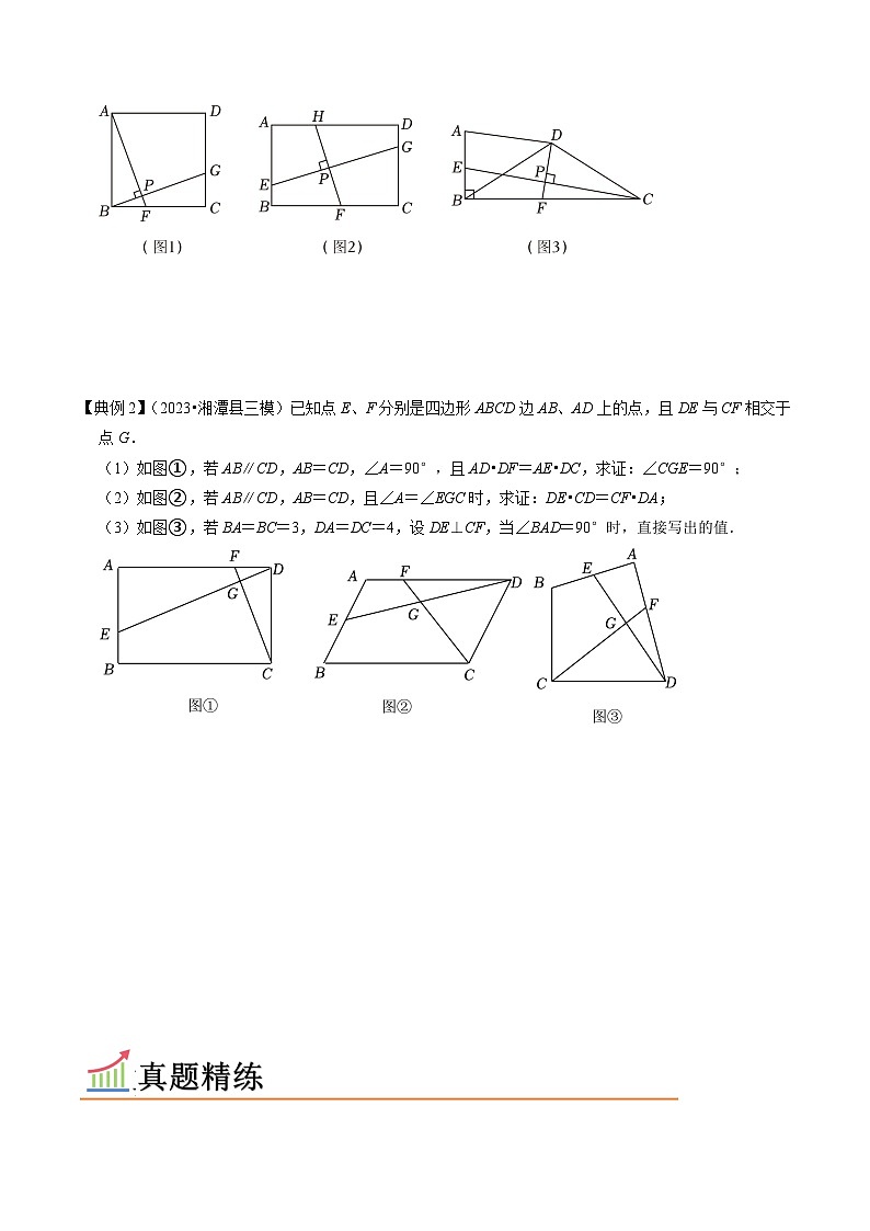 专题02 十字架模型综合（全国通用）（原卷版）第3页