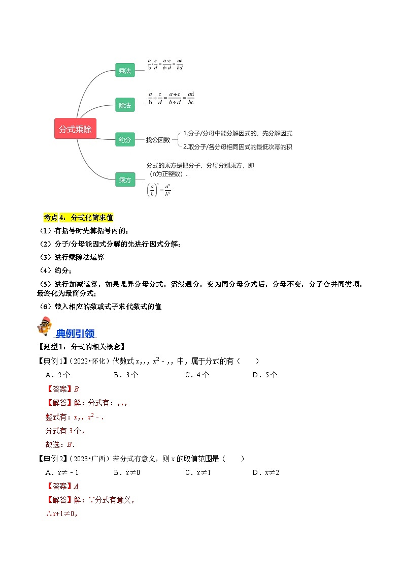 专题03 分式（讲义）-备战中考数学一轮复习考点帮（全国通用）02