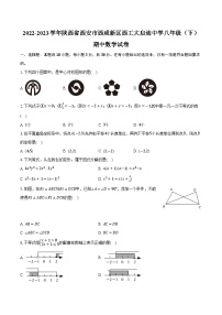 2022-2023学年陕西省西安市西咸新区西工大启迪中学八年级（下）期中数学试卷（含解析）