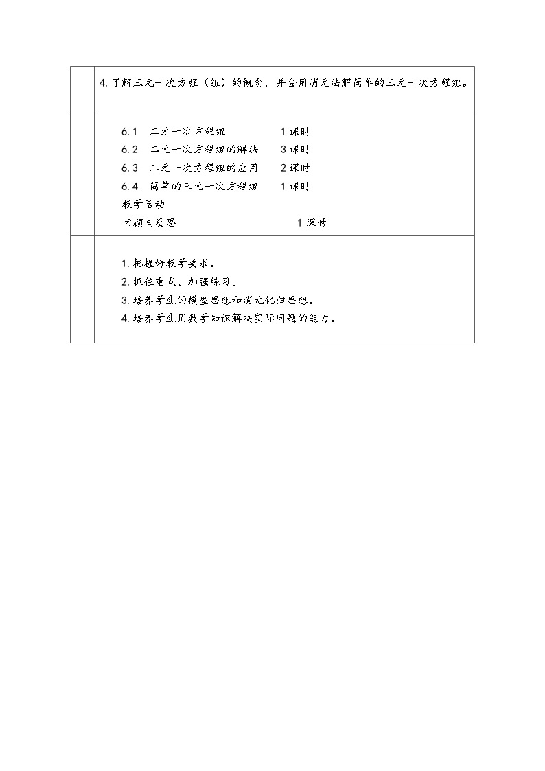 冀教版七年级数学下册第六章《二元一次议程组》（同步教学设计）02