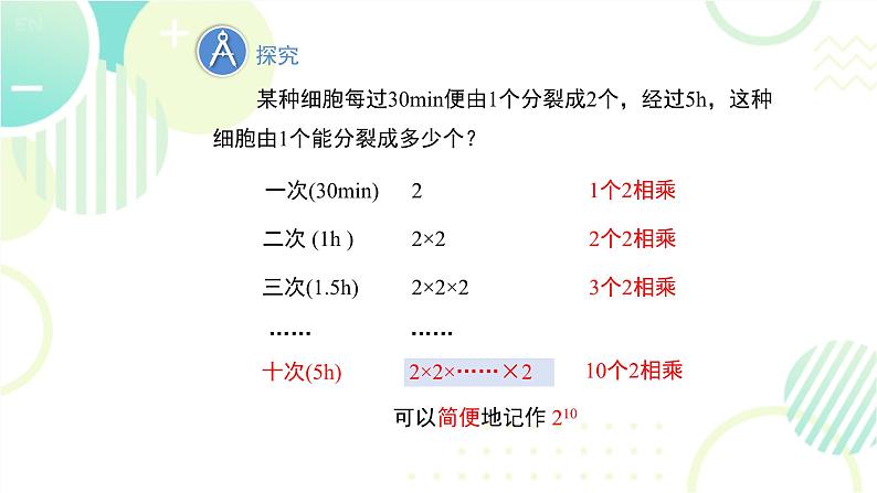 北师大版七年级上册数学《有理数的乘方》教学课件第6页