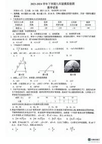 广东省佛山市南海外国语学校2023-—2024学年九年级下学期4月月考数学试题