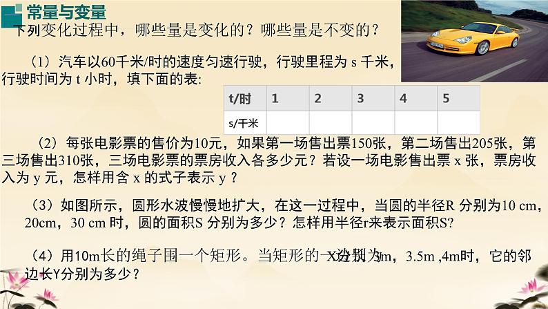 19.1.1+变量与函数++课件+2023—2024学年人教版数学年八年级下册+第4页