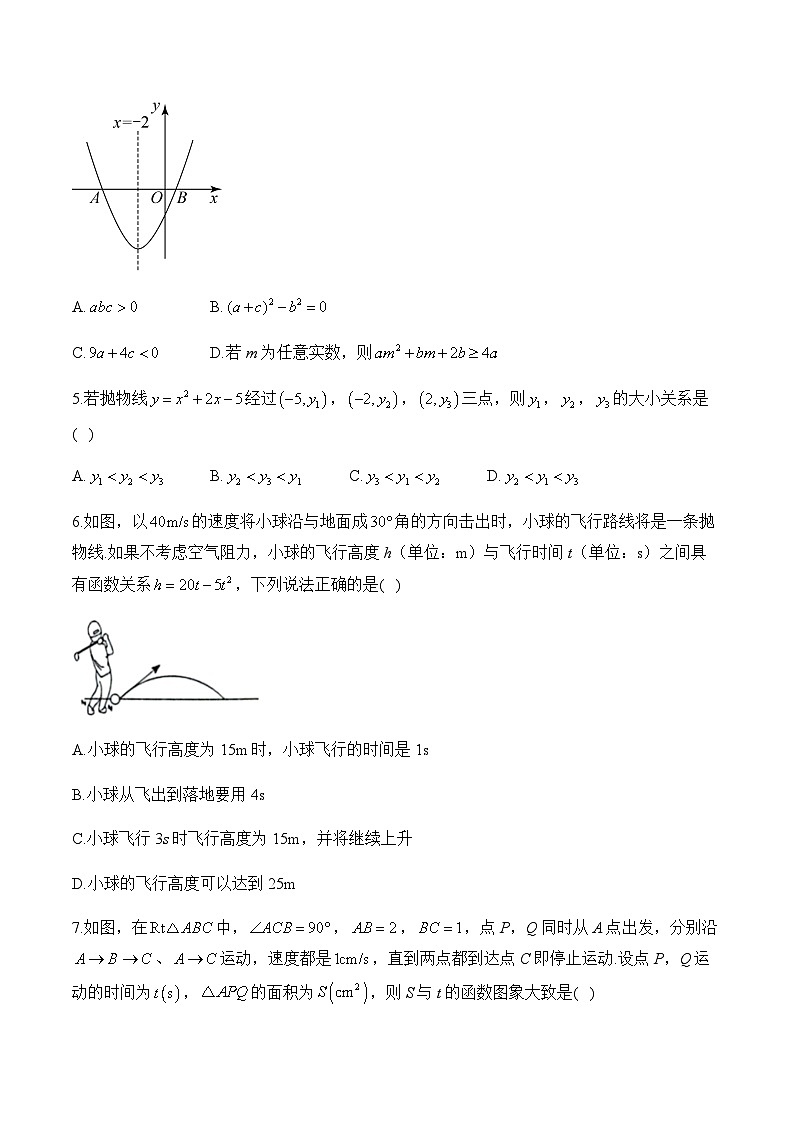 专题十一 二次函数——2024届中考数学一轮复习进阶训练第2页