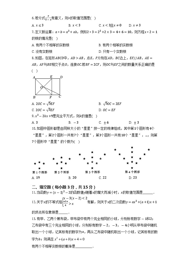 2022年河南省驻马店市汝南县中考数学一模试题02