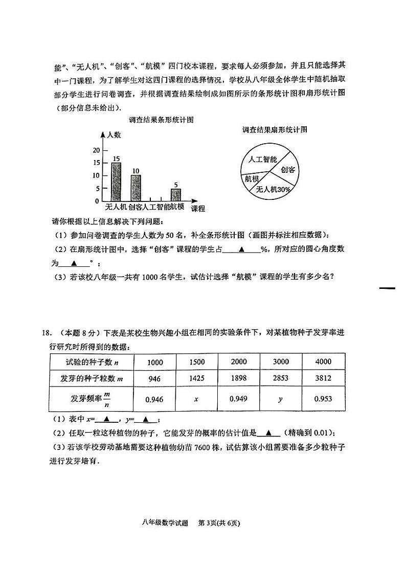 江苏省徐州市2023-2024学年八年级下学期4月期中数学试题03