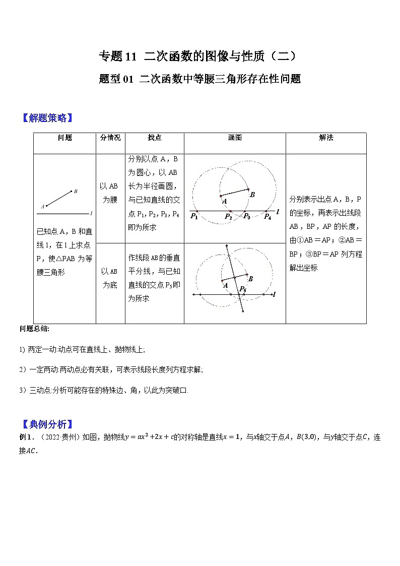 专题11 二次函数与几何问题（二）（解析版） 第1页