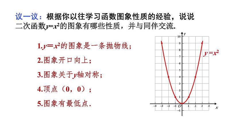 22.1.2 二次函数y=ax²的图象和性质 课件 2024-2025学年人教版九年级数学上册07