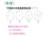 24.1.4 圆周角  课件 2024-2025学年人教版九年级数学上册