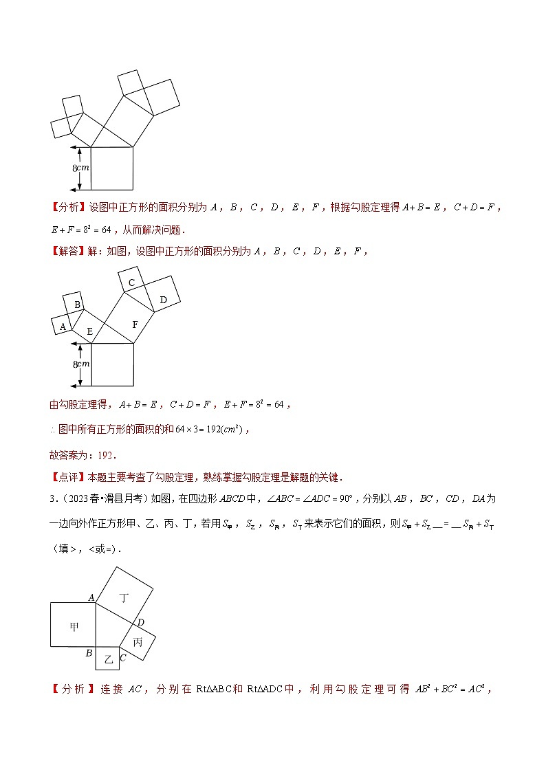 【期中讲练测】人教版八年级下册数学 专题2-2勾股定理 易错专练 .zip02