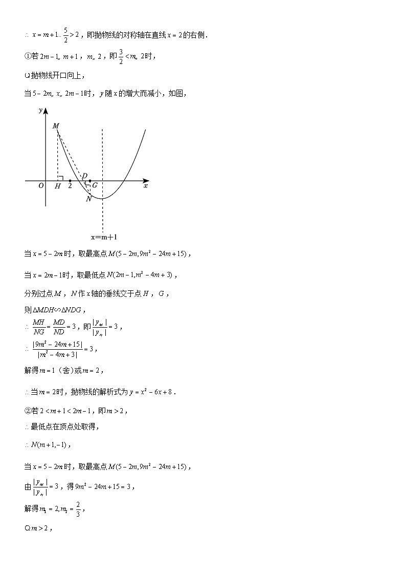 方法必备07二次函数中定值、定点问题（8类题型）解析版第3页