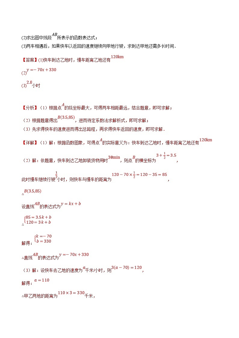 中考数学一轮复习 题型举一反三 专题13 一次函数的应用【十大题型】（举一反三）（2份打包，原卷版+解析版）02
