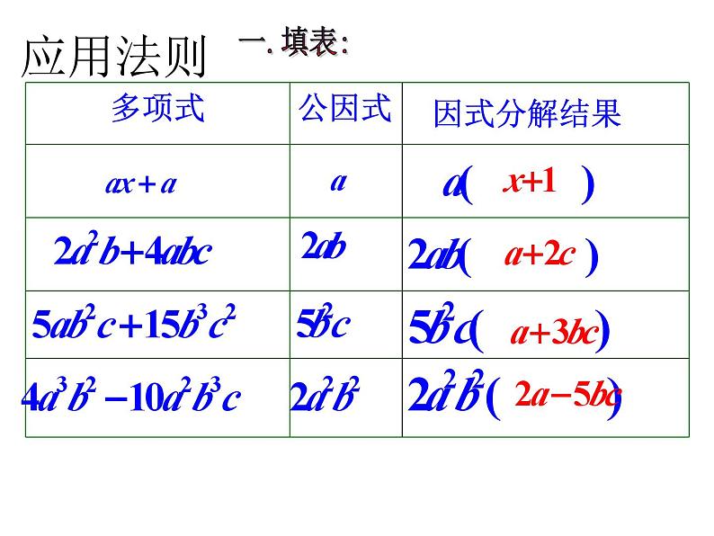 4.2 提取公因式法 浙教版七年级数学下册课件教学课件07