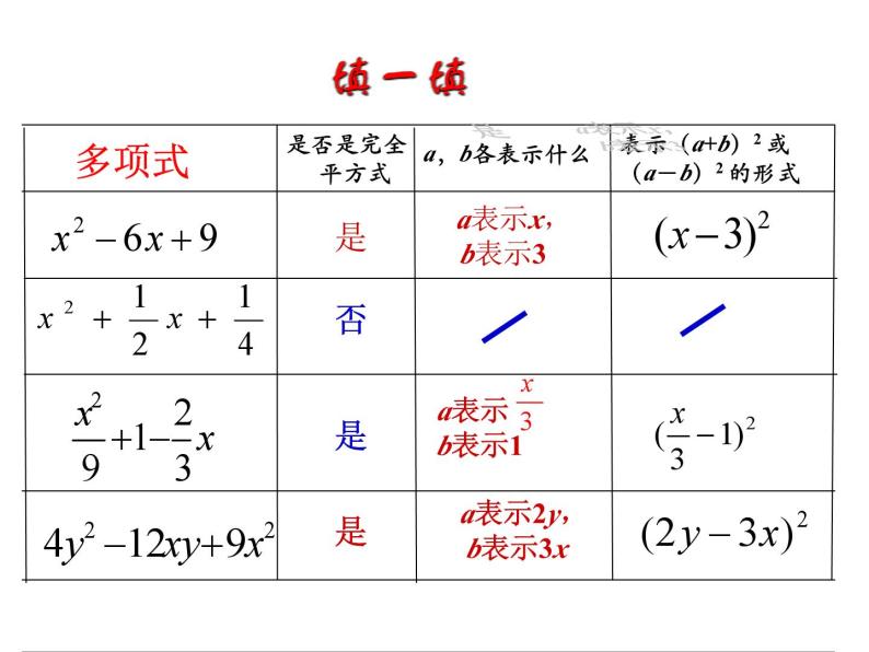 4.3 用乘法公式分解因式 浙教版七年级数学下册教学课件07