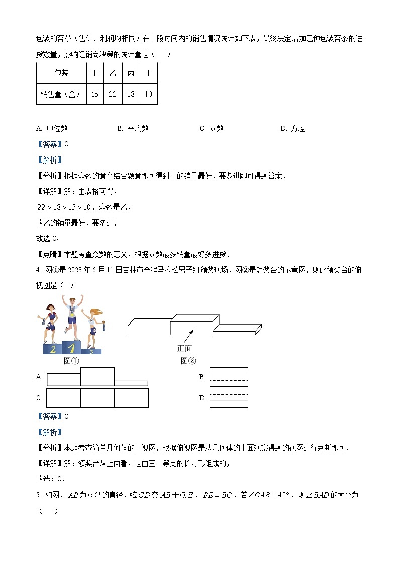 江苏省泰州市靖江市实验学校2023-2024学年九年级下学期3月月考数学试题（原卷版+解析版）02
