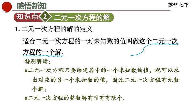 10.1 二元一次方程-苏科版数学七年级下册同步课件第8页