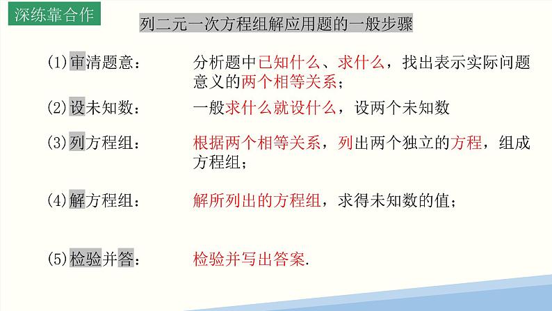 10.5 用二元一次方程解决实际问题(1) 苏科版七年级数学下册课件03