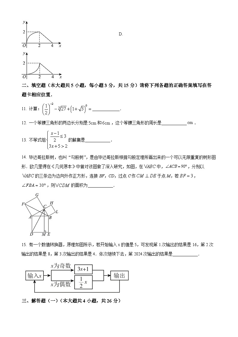 2024年广东省东莞市中考一模数学试题（原卷版+解析版）03