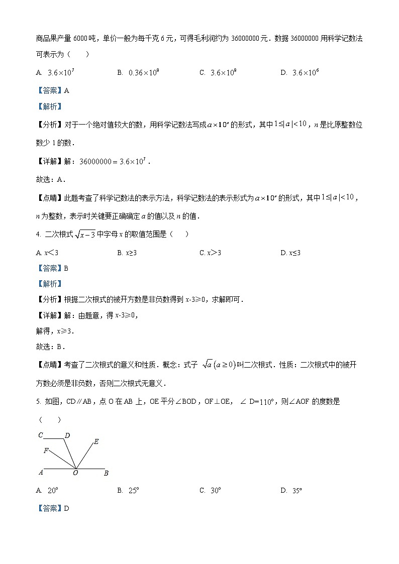 江苏省连云港市赣榆区赣榆外国语学校2023-2024学年九年级下学期3月月考数学试题（解析版）第2页